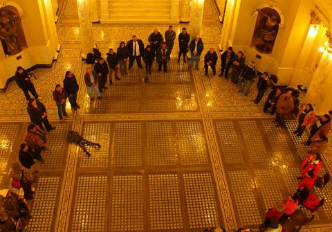 Prayer circle at Capitol in Pierre
